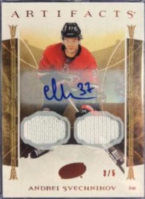 Andrei Svechnikov [Material Autograph Orange] #124