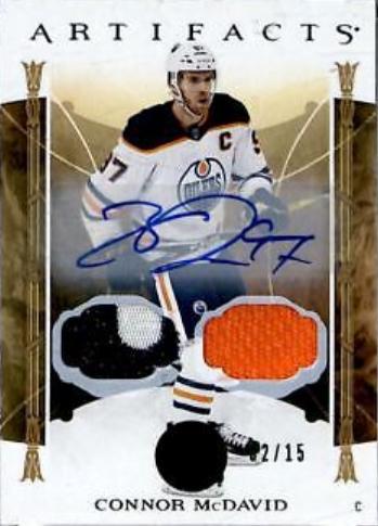 Connor McDavid [Material Autograph Emerald] #118