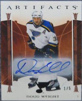 Doug Weight [Black Autograph] #159