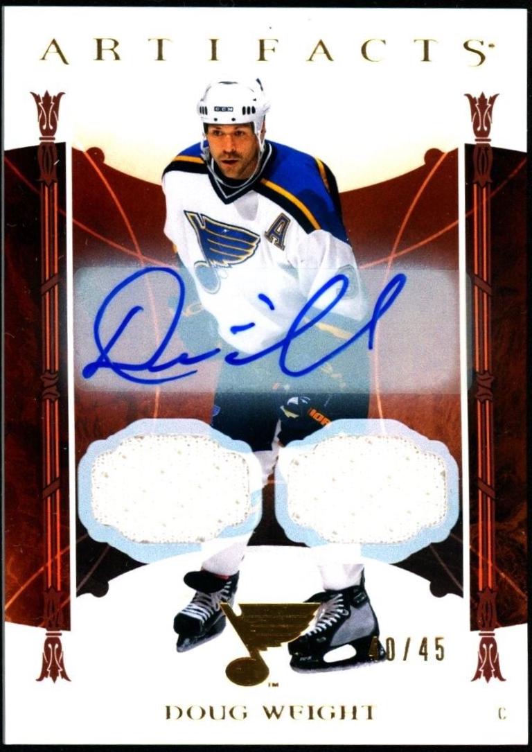 Doug Weight [Material Autograph Gold] #159
