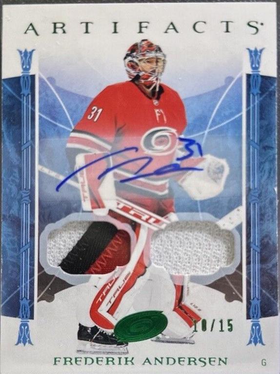 Frederik Andersen [Material Autograph Emerald] #152