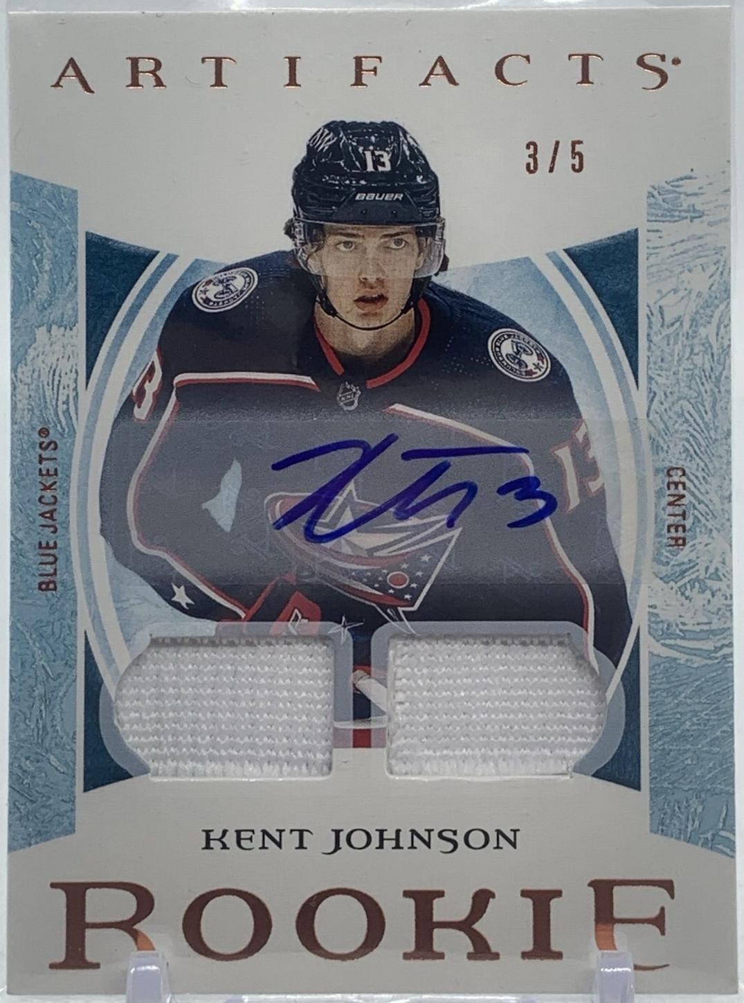 Kent Johnson [Material Autograph Orange] #200