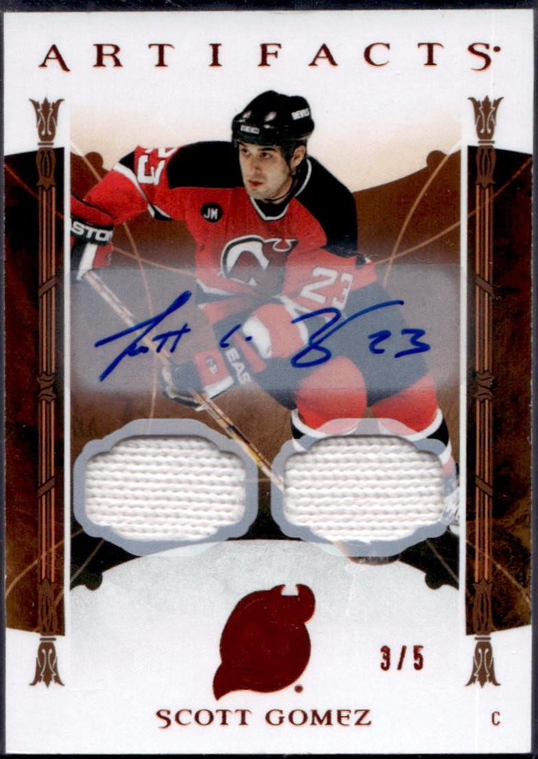 Scott Gomez [Material Autograph Orange] #158