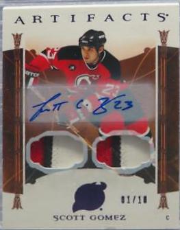 Scott Gomez [Material Autograph Purple] #158