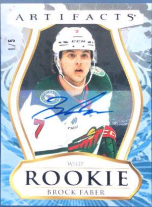 Brock Faber [Black Autograph] #189