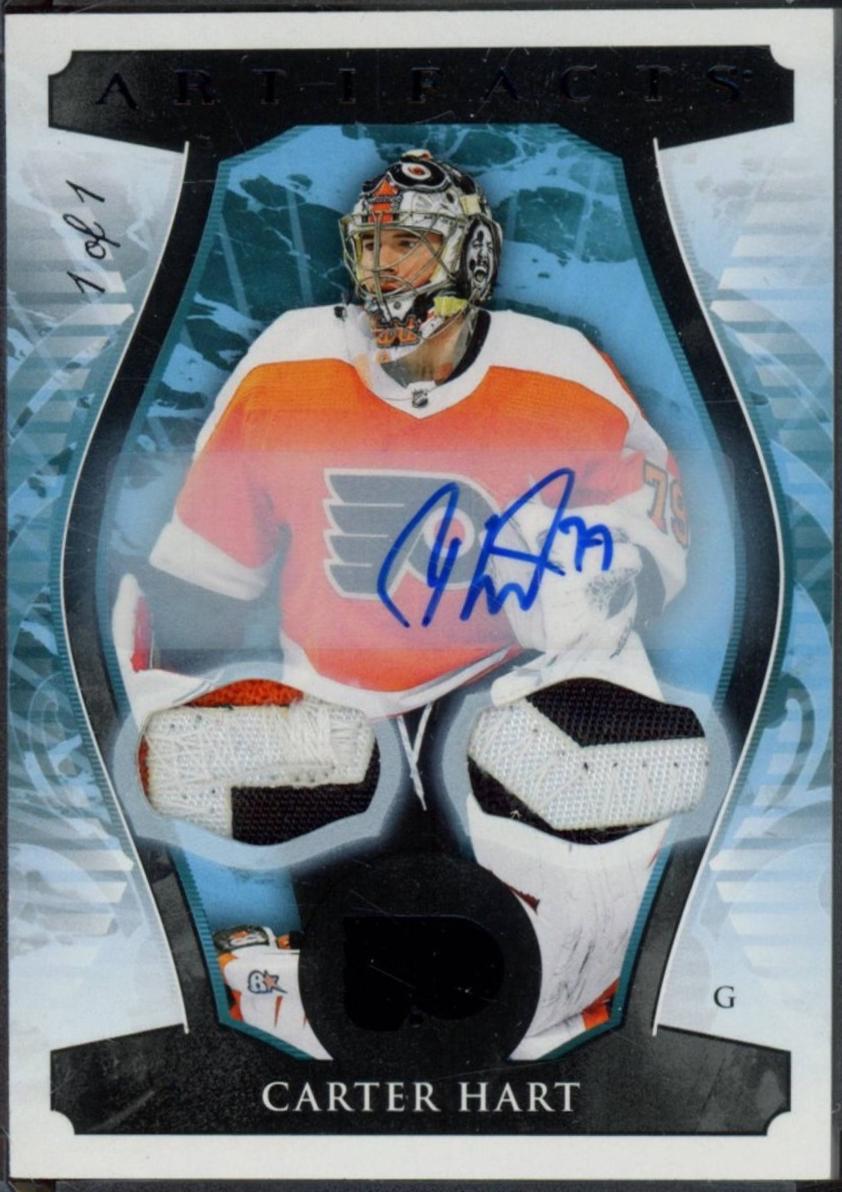 Carter Hart [Black Autograph] #138