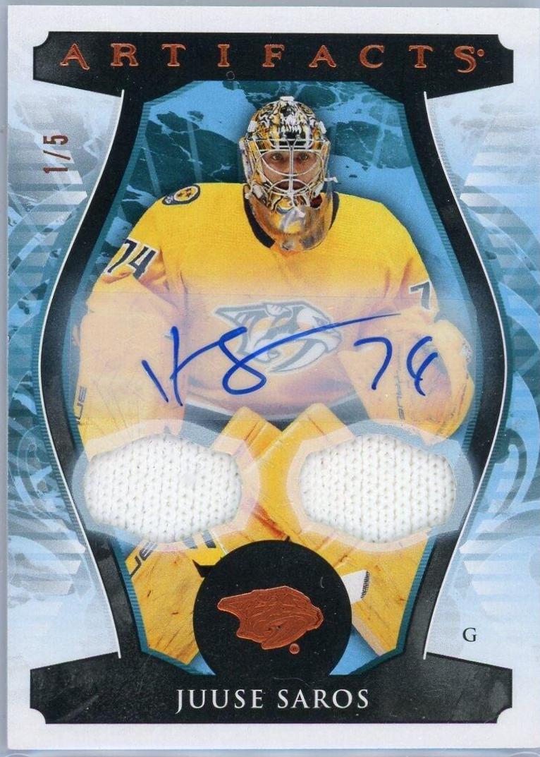 Juuse Saros [Black Autograph] #153