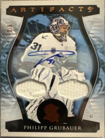 Philipp Grubauer [Black Autograph] #141