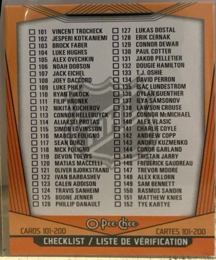 Checklist [Orange Border] #200