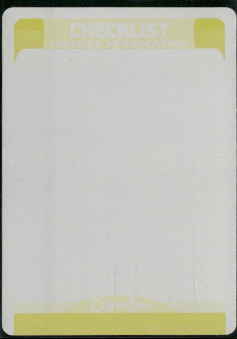 Checklist [Retro Printing Plate] #600