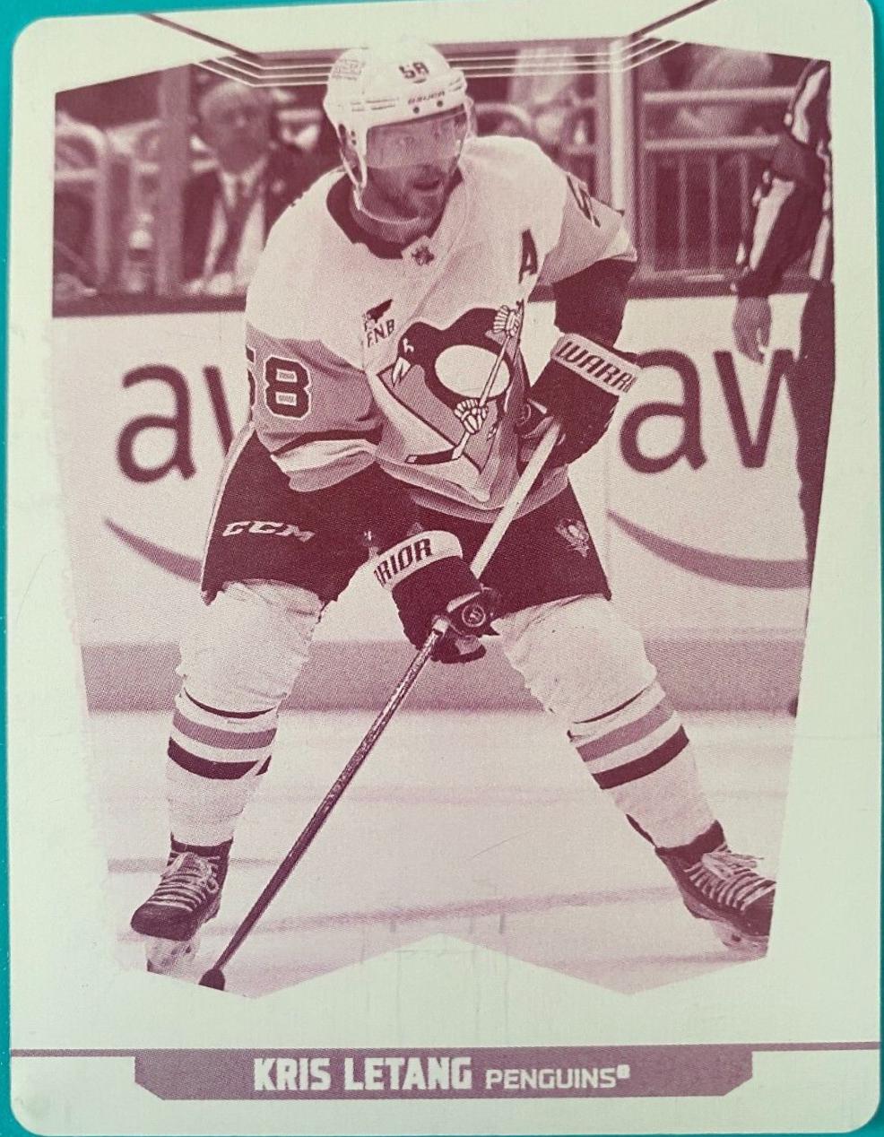 Kris Letang [Printing Plate] #21