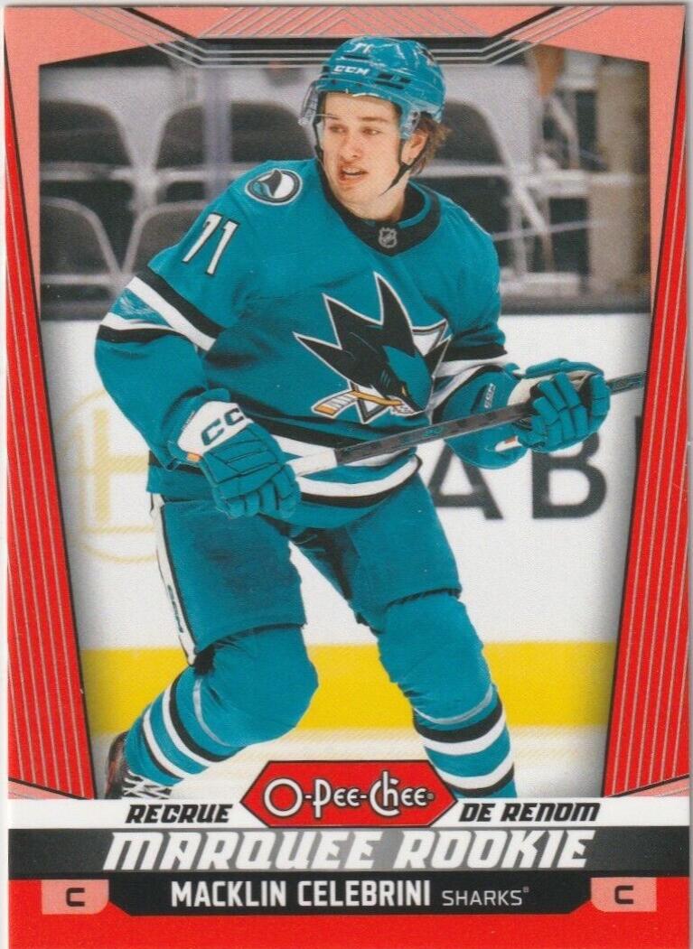Macklin Celebrini [Orange Border] #545