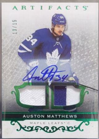 Auston Matthews [Material Autograph Emerald] #105