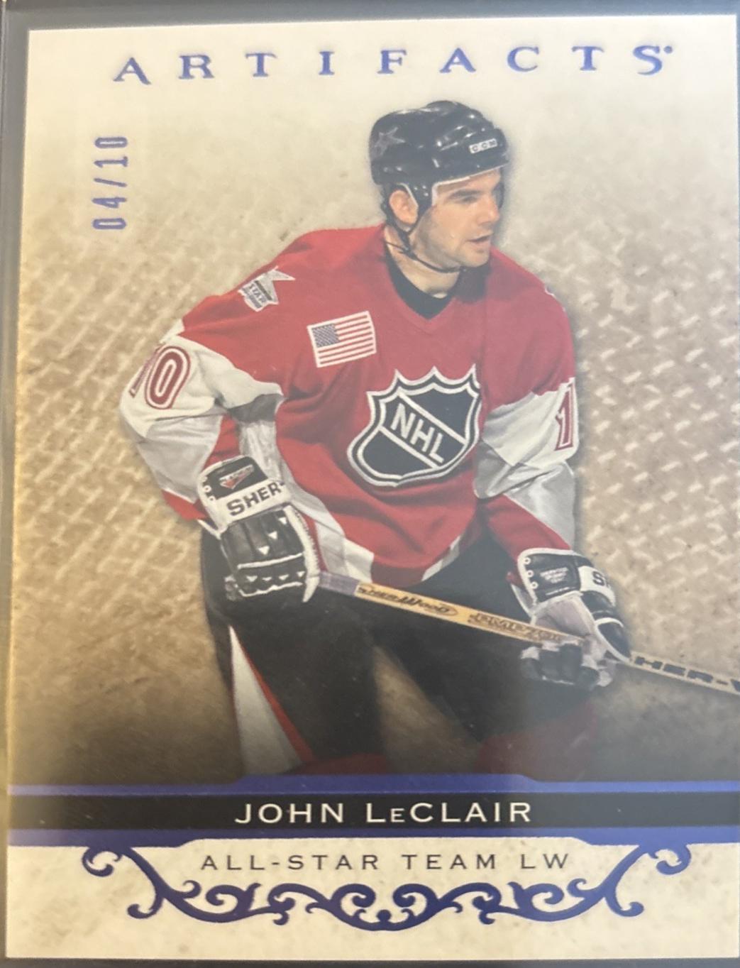 John LeClair [Material Autograph Purple] #151