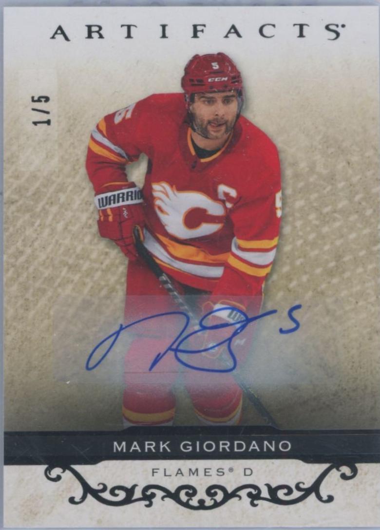 Mark Giordano [Black Autograph] #63