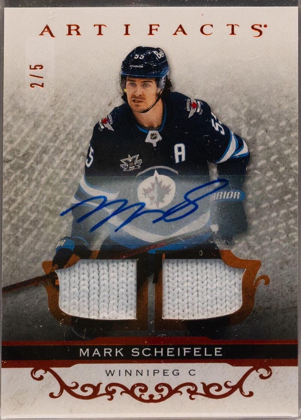 Mark Scheifele [Material Autograph Orange] #133