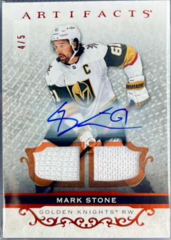 Mark Stone [Black Autograph] #114
