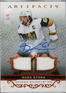 Mark Stone [Material Autograph Orange] #114