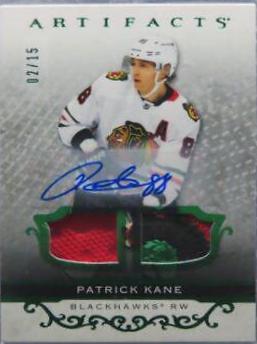 Patrick Kane [Material Autograph Emerald] #103