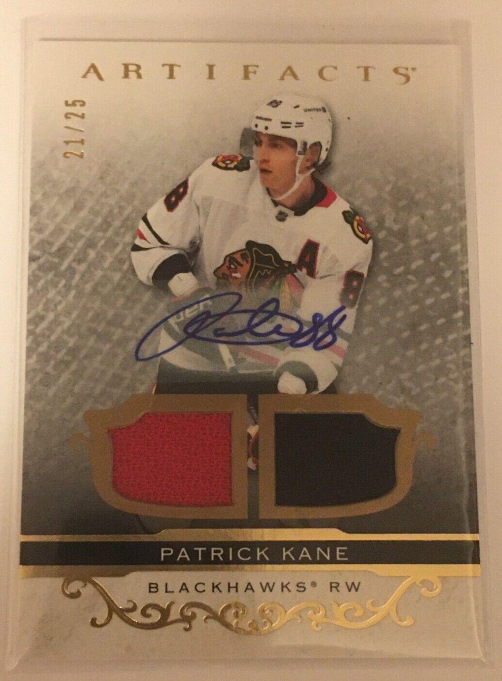 Patrick Kane [Material Autograph Gold] #103