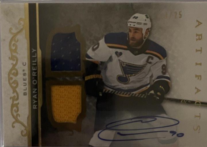 Ryan O'Reilly [Horizontal Material Autograph Gold] #142