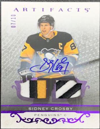 Sidney Crosby [Material Autograph Purple] #116