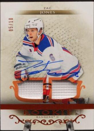 Zac Jones [Material Autograph Orange] #179