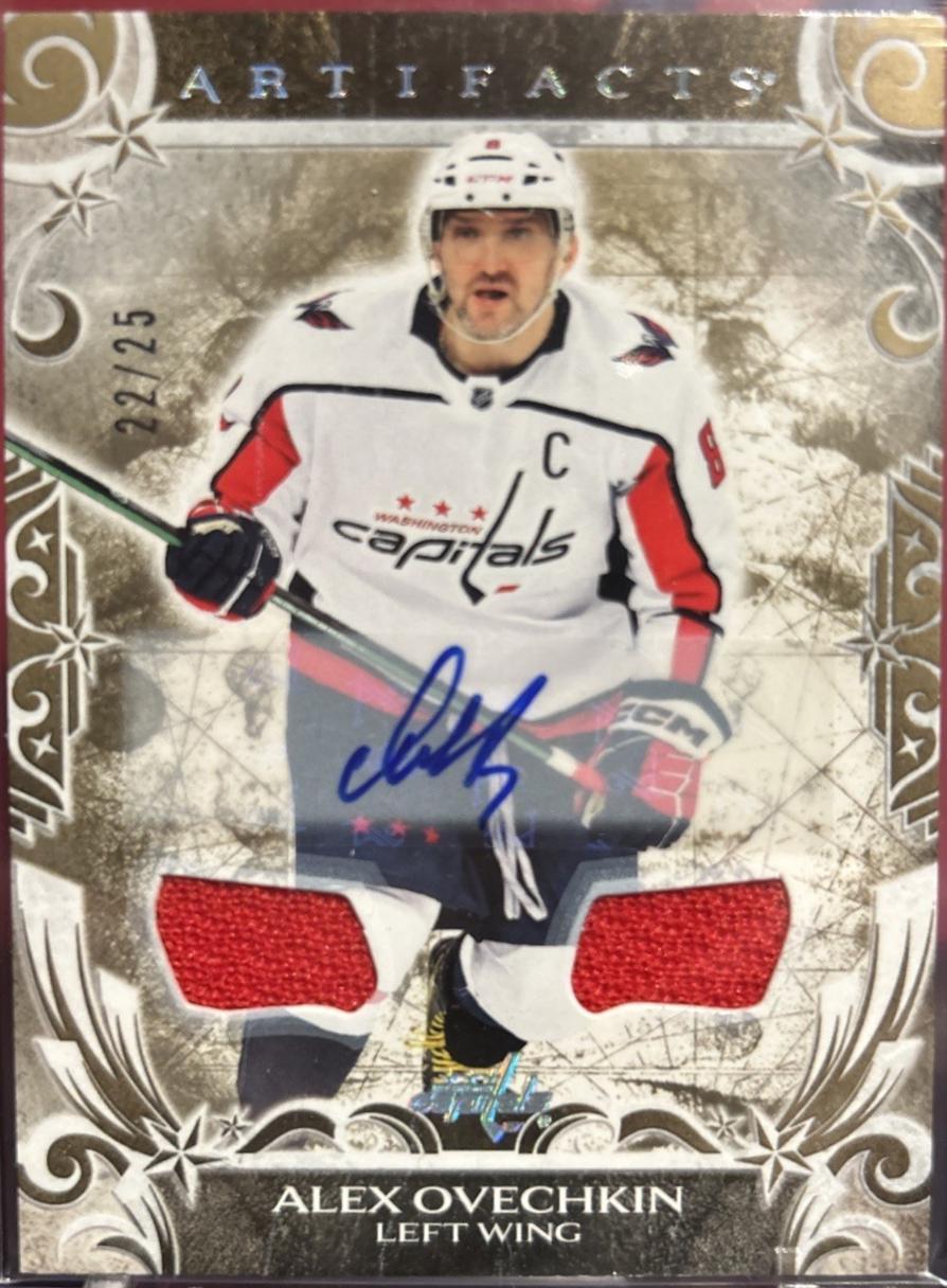 Alex Ovechkin [Material Gold Autograph] #155