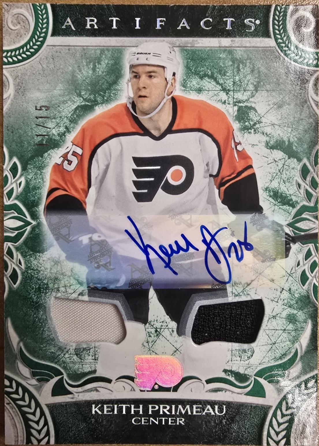 Keith Primeau [Material Emerald Autograph] #160