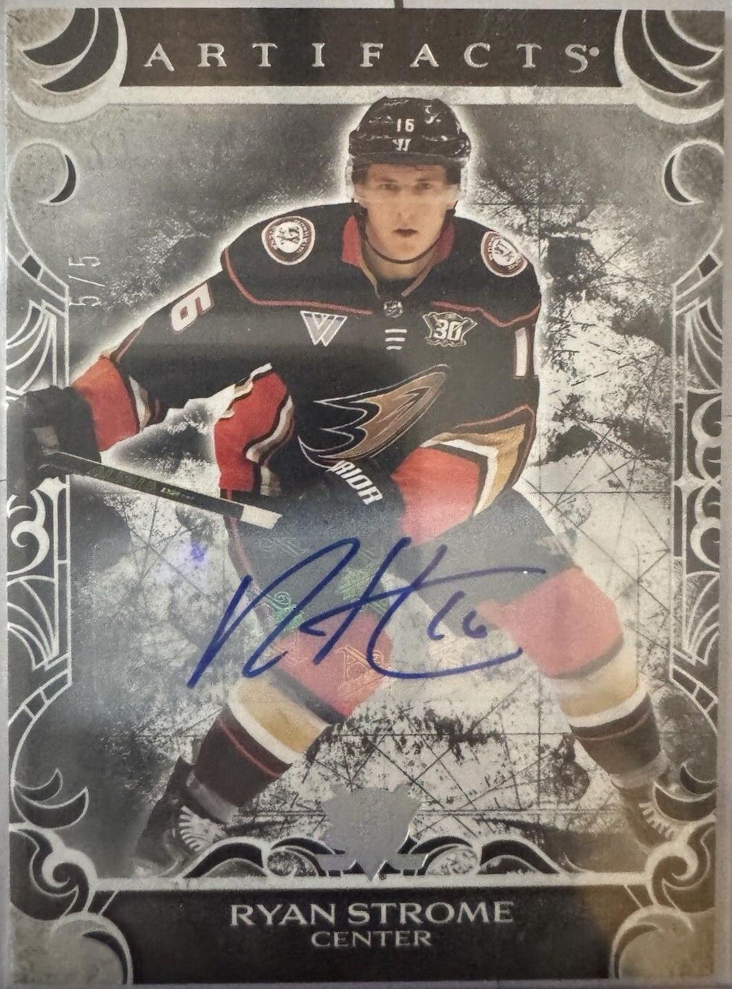 Ryan Strome [Black Autograph] #3