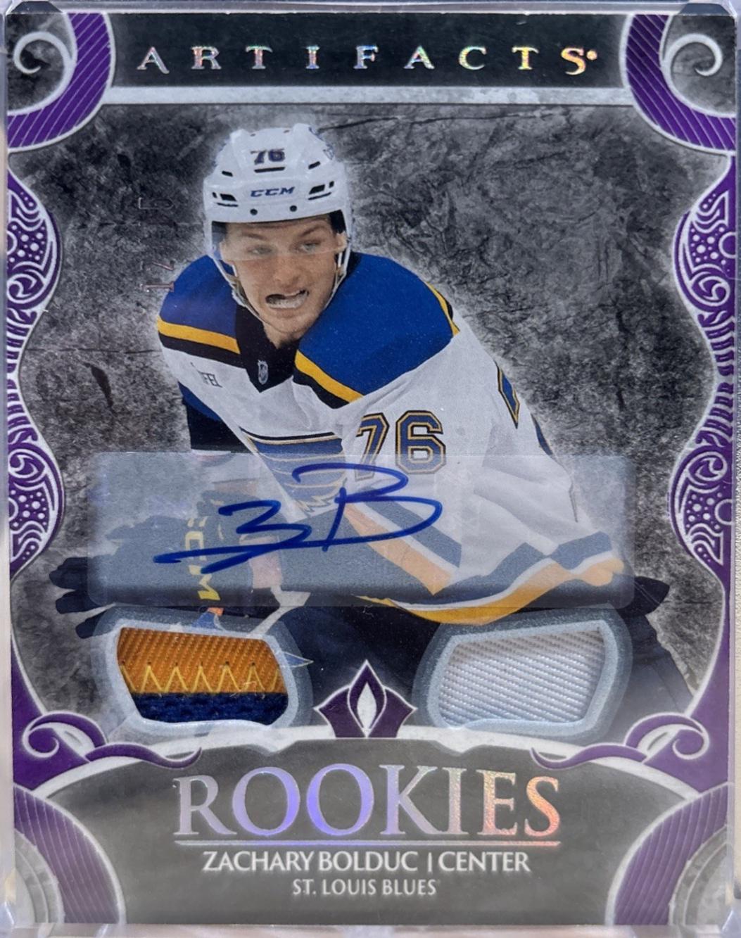 Zachary Bolduc [Material Purple Autograph] #182