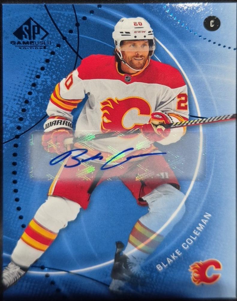 Blake Coleman [Blue Autograph] #1