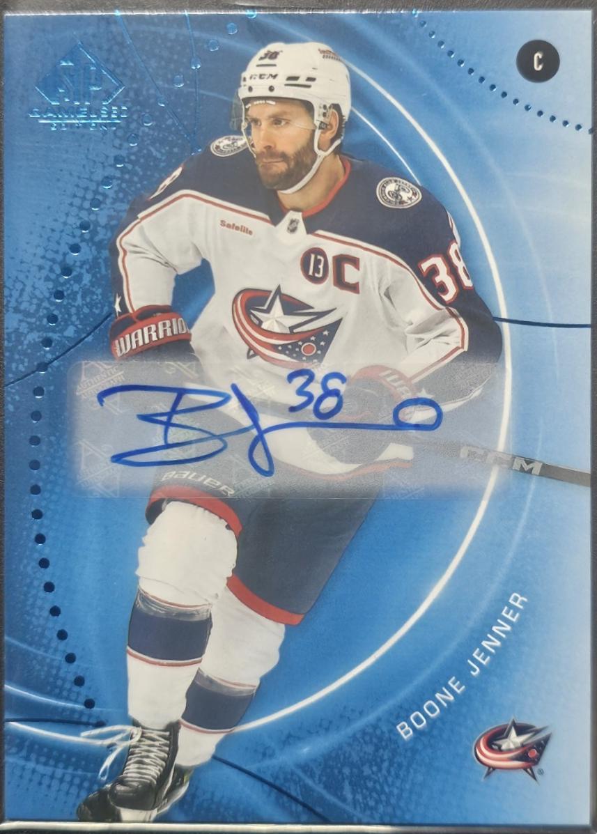 Boone Jenner [Blue Autograph] #79