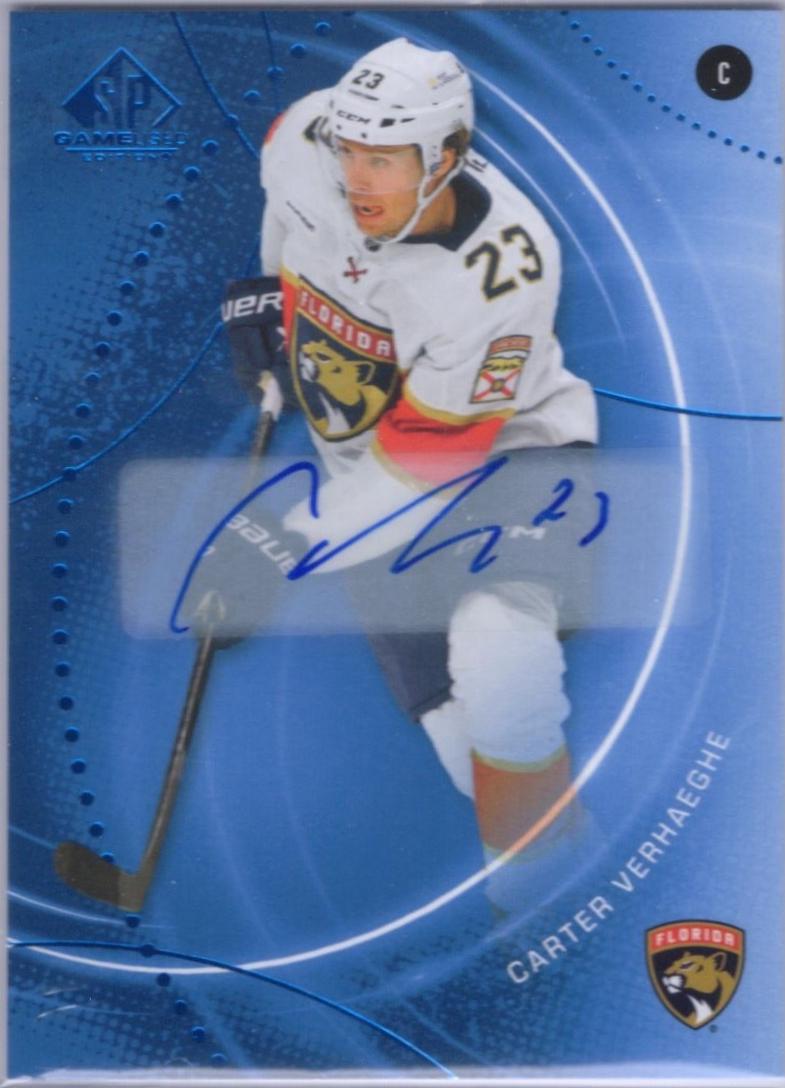 Carter Verhaeghe [Blue Autograph] #150