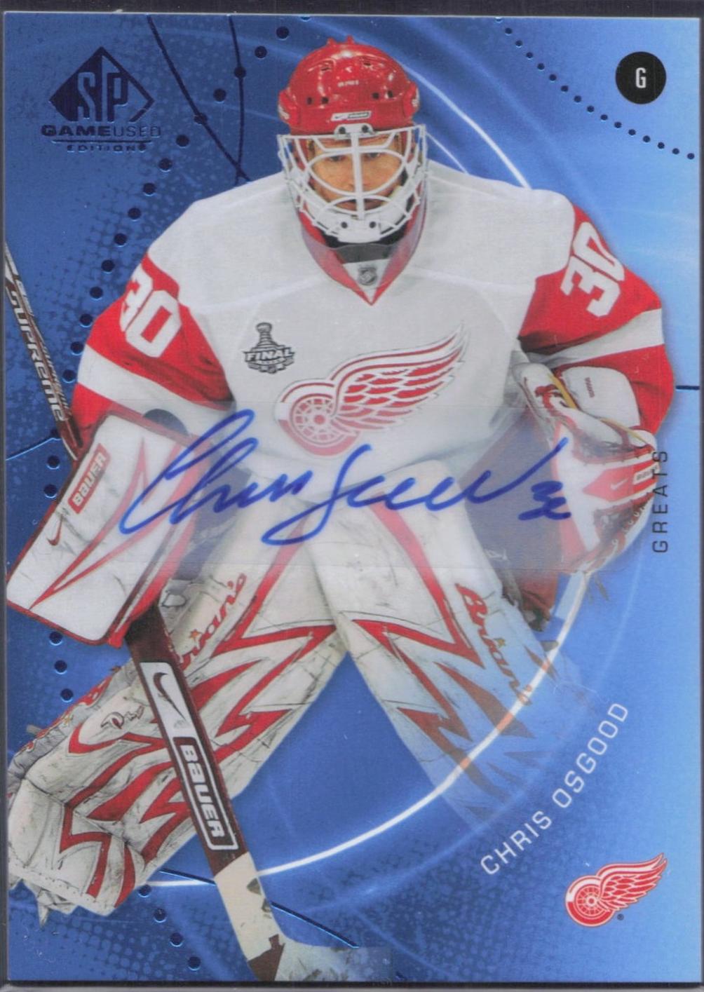 Chris Osgood [Blue Autograph] #155