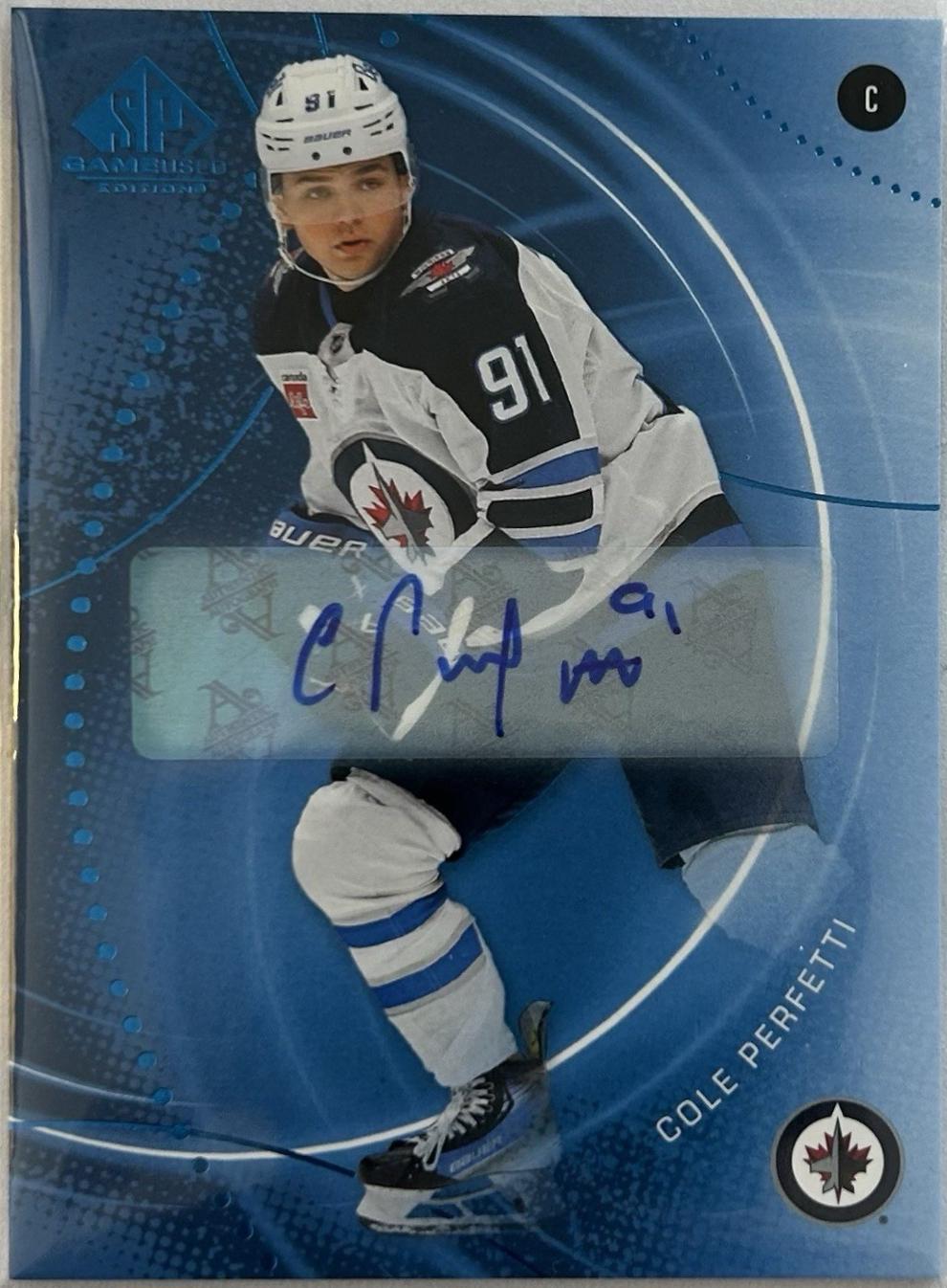 Cole Perfetti [Blue Autograph] #130