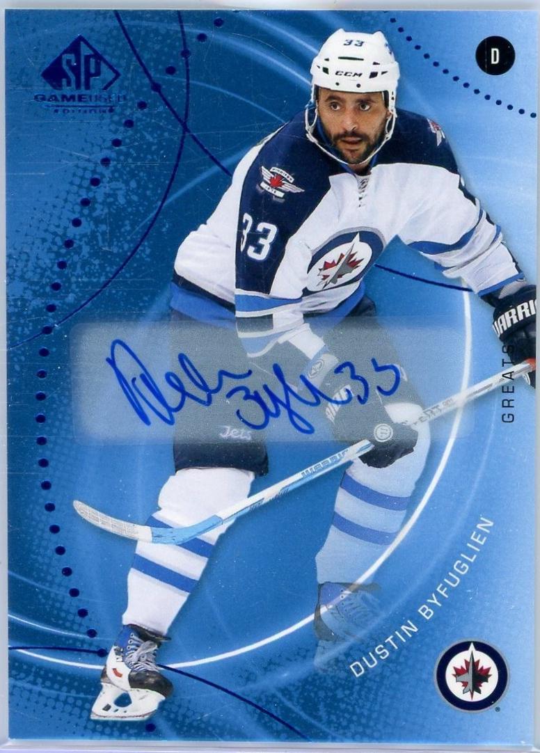Dustin Byfuglien [Blue Autograph] #115