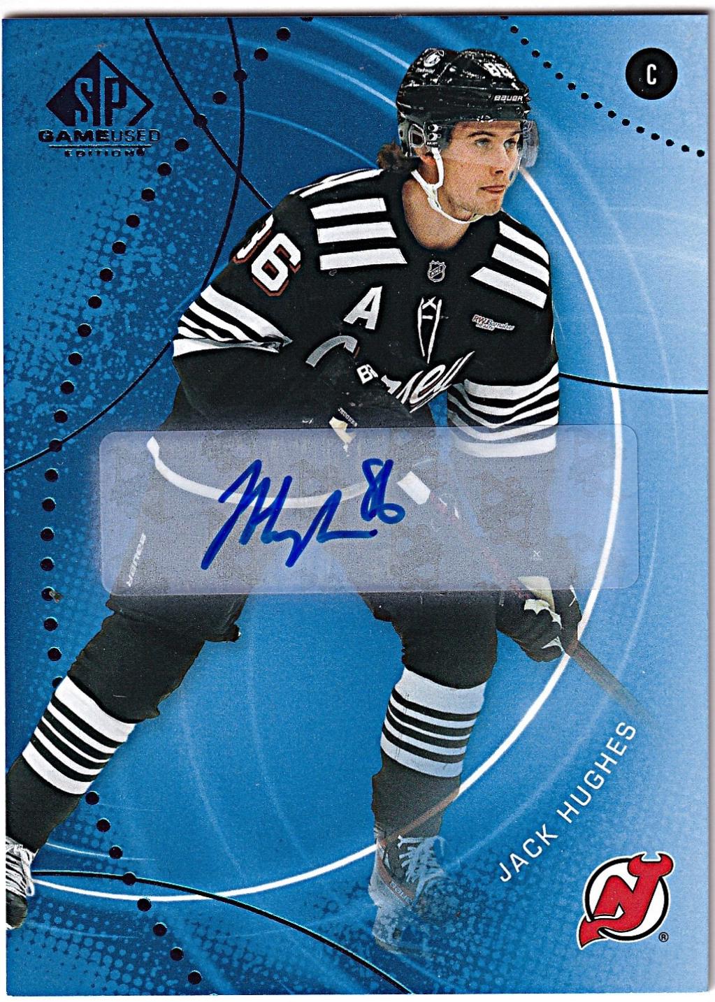 Jack Hughes [Blue Autograph] #135