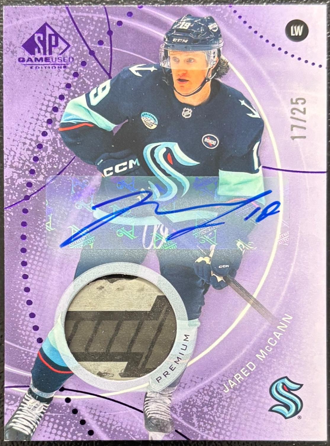Jared McCann [Purple Auto Premium Memorabilia] #50