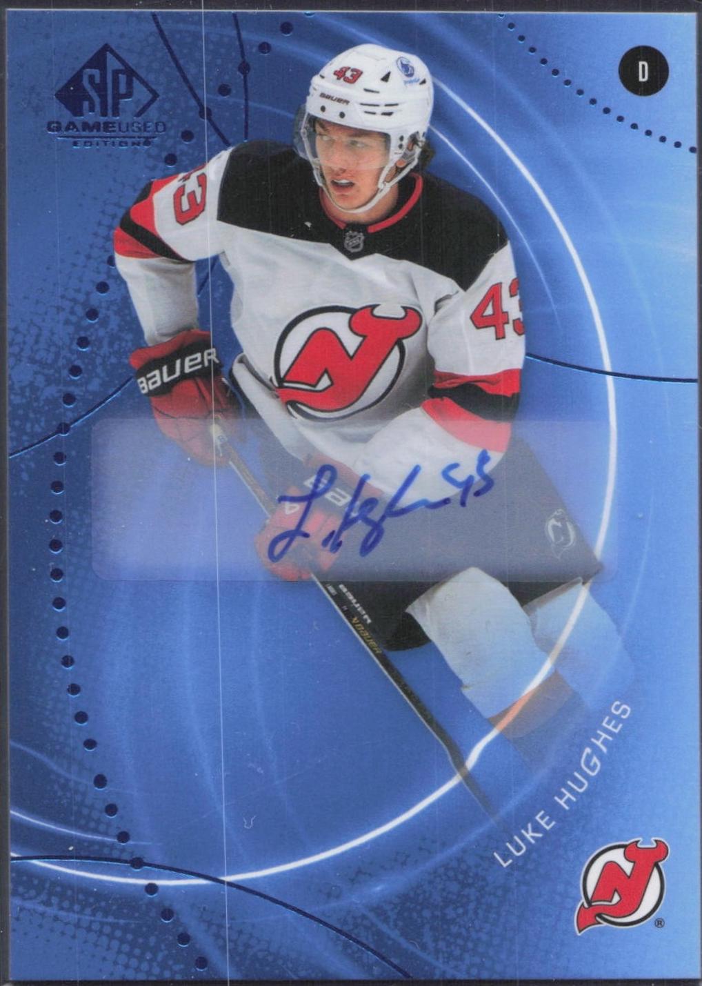Luke Hughes [Blue Autograph] #159