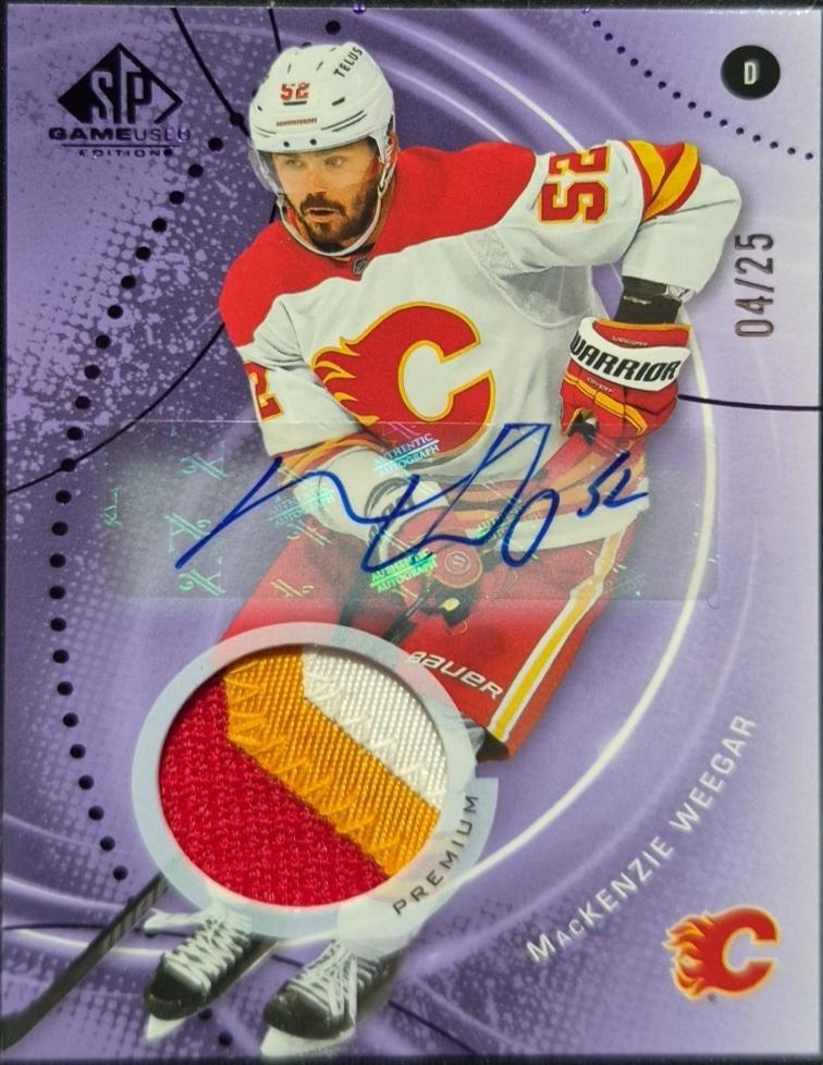 MacKenzie Weegar [Purple Auto Premium Memorabilia] #194