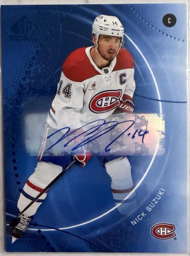Nick Suzuki [Blue Autograph] #3