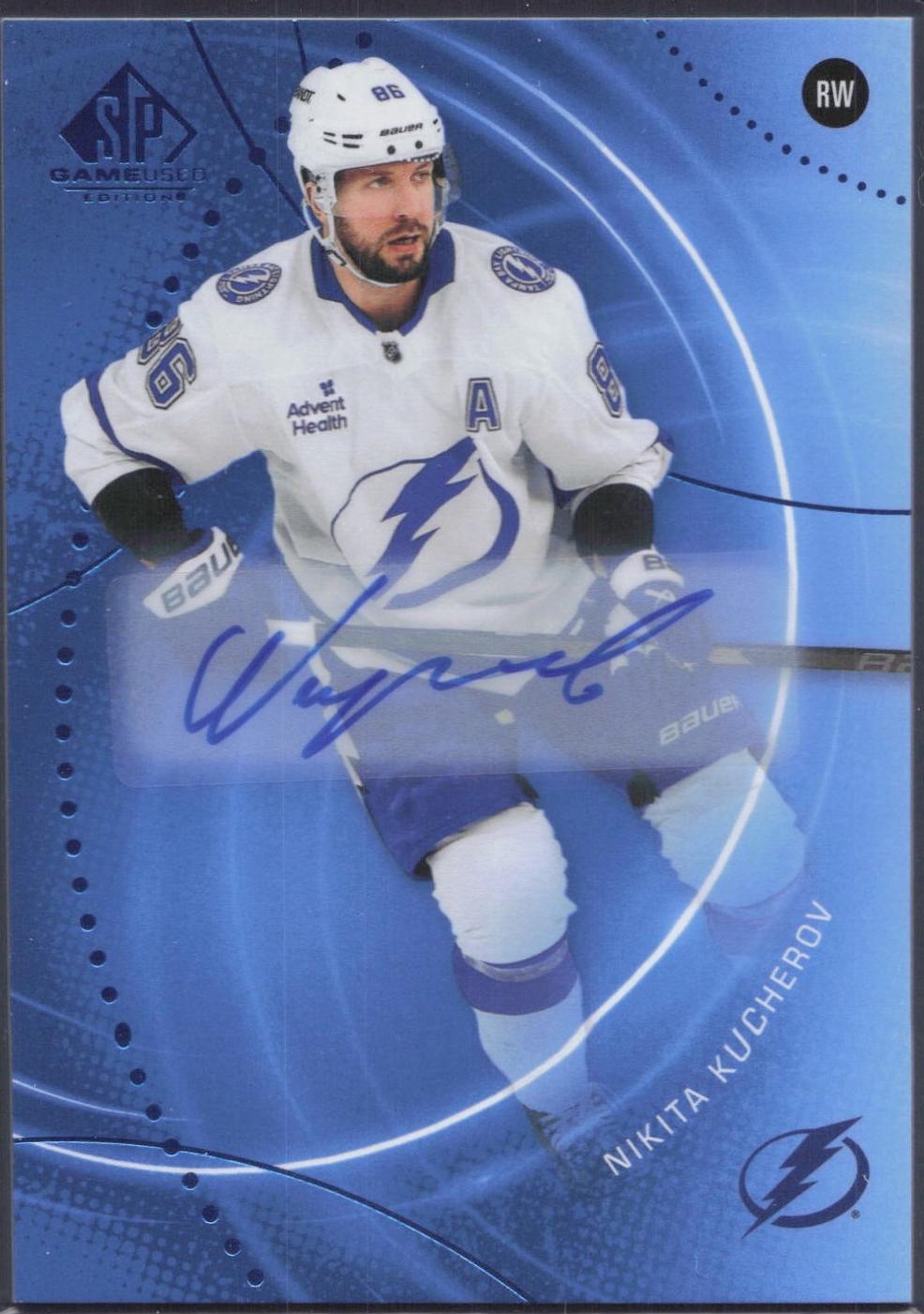 Nikita Kucherov [Blue Autograph] #105