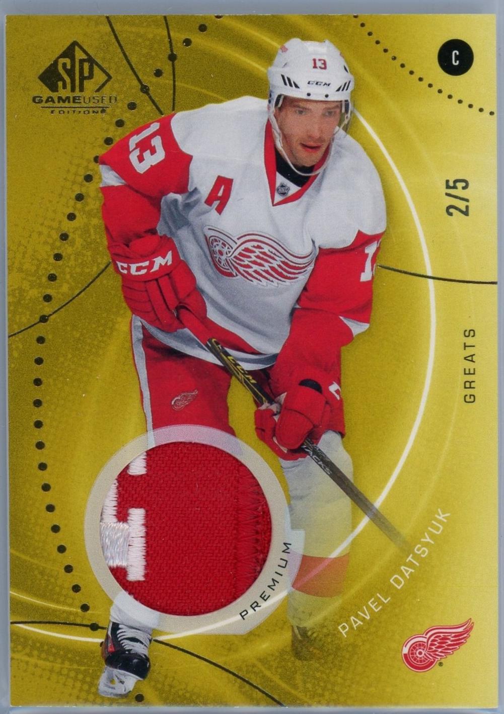 Pavel Datsyuk [Gold Premium Memorabilia] #37