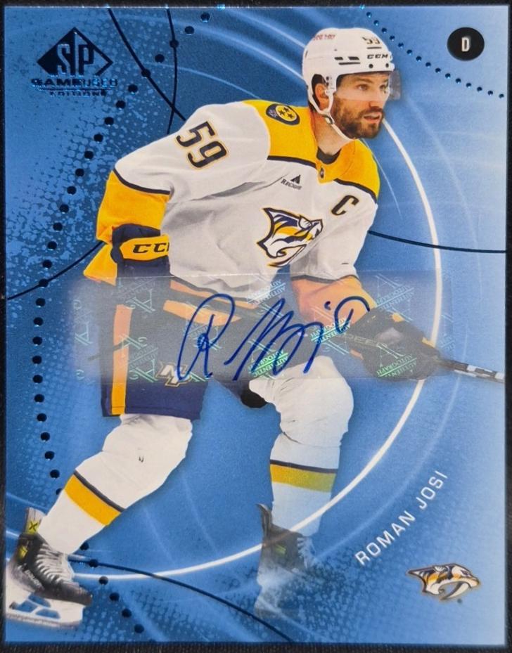 Roman Josi [Blue Autograph] #174