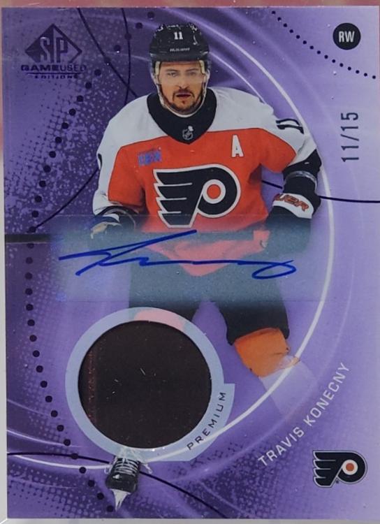 Travis Konecny [Purple Auto Premium Memorabilia] #104