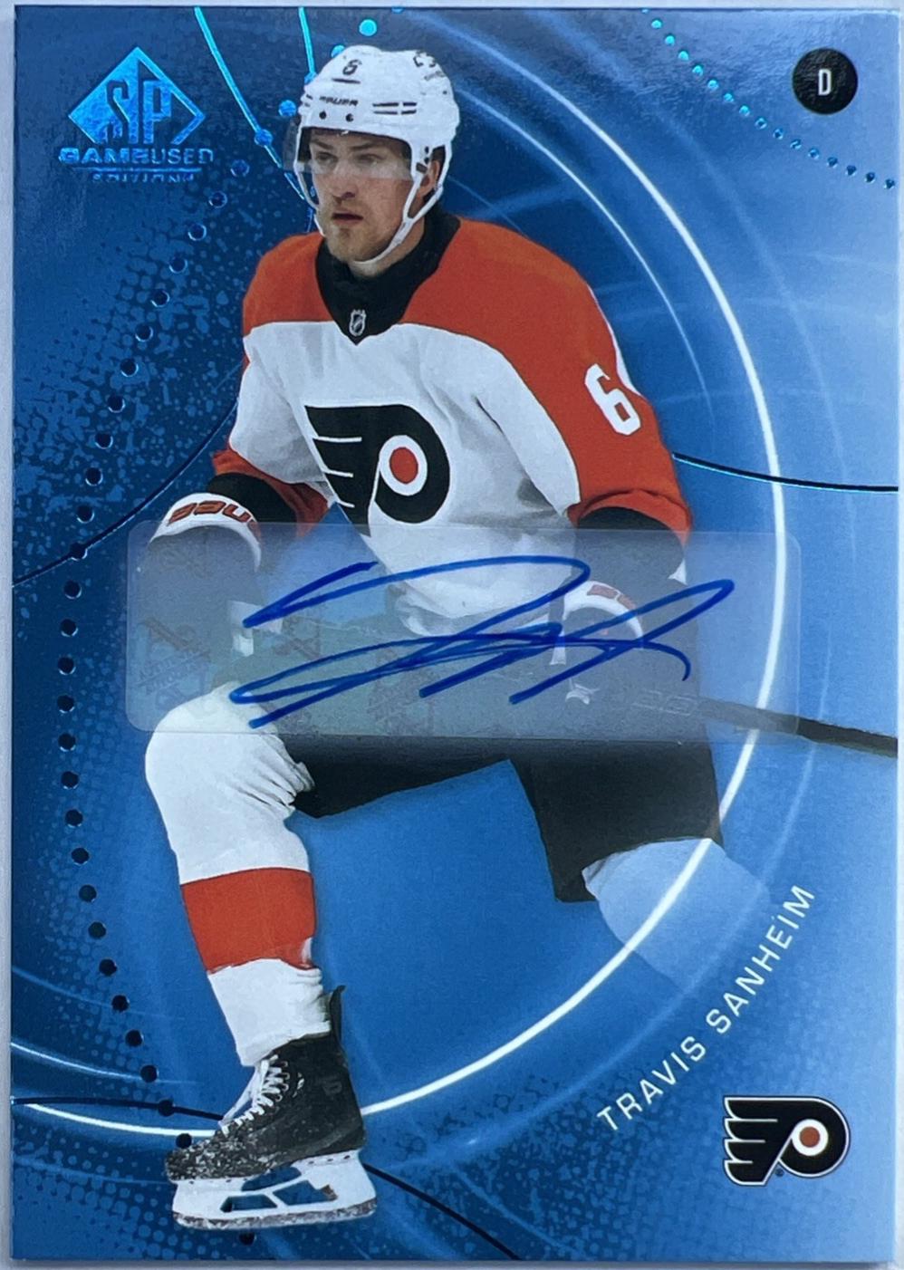 Travis Sanheim [Blue Autograph] #128
