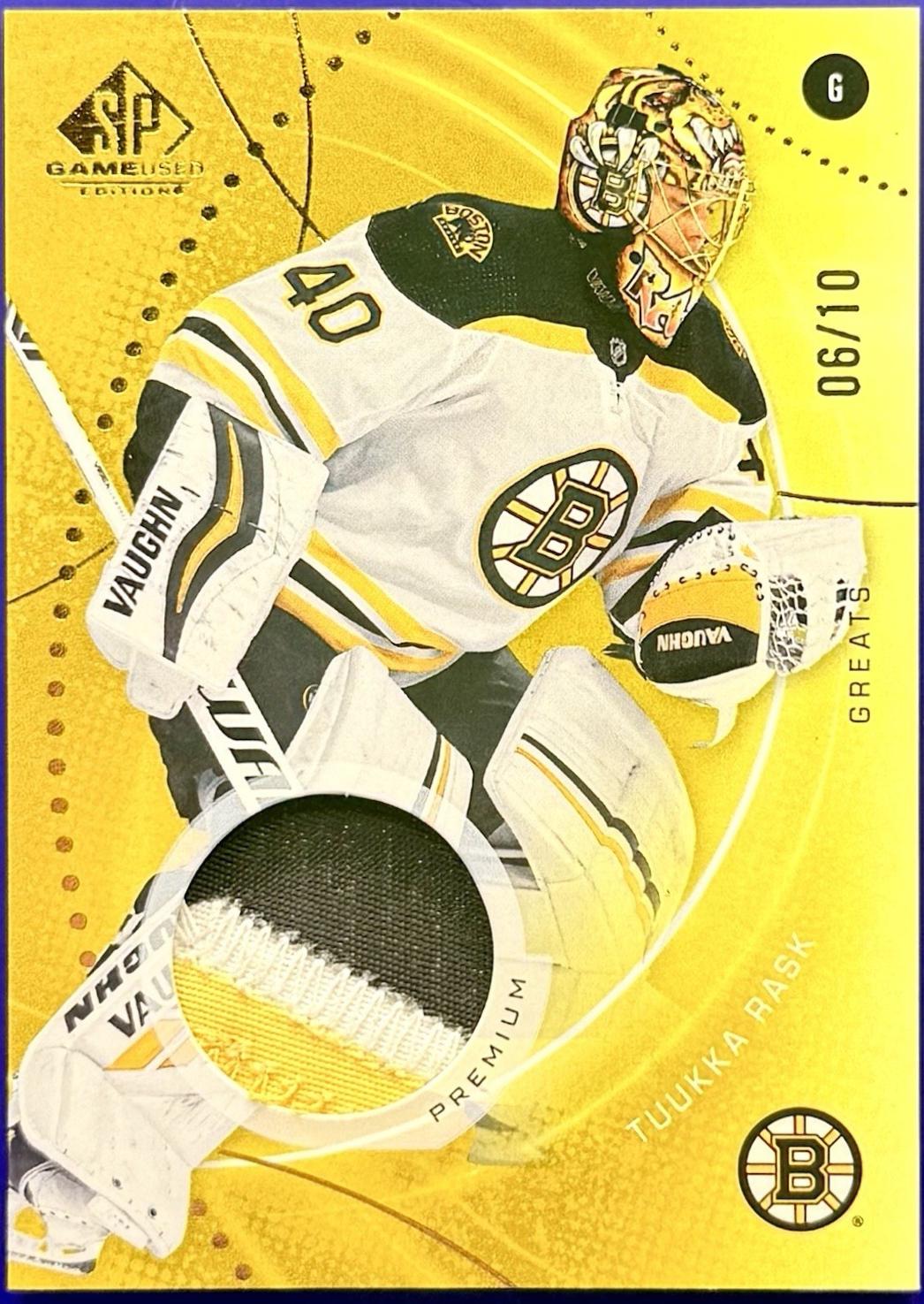 Tuukka Rask [Gold Premium Memorabilia] #92