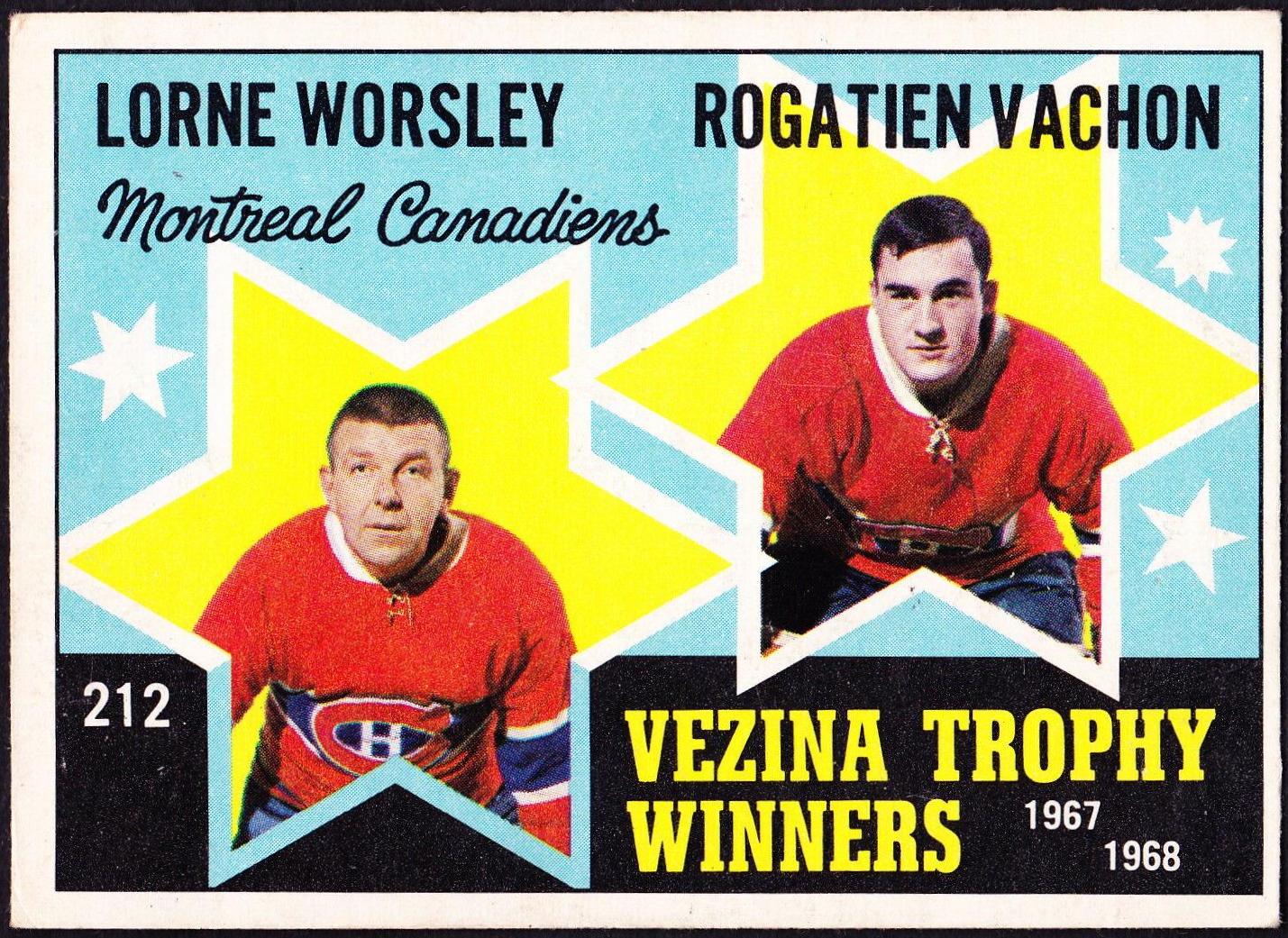 Vachon, Worsley [Vezina Trophy] #212