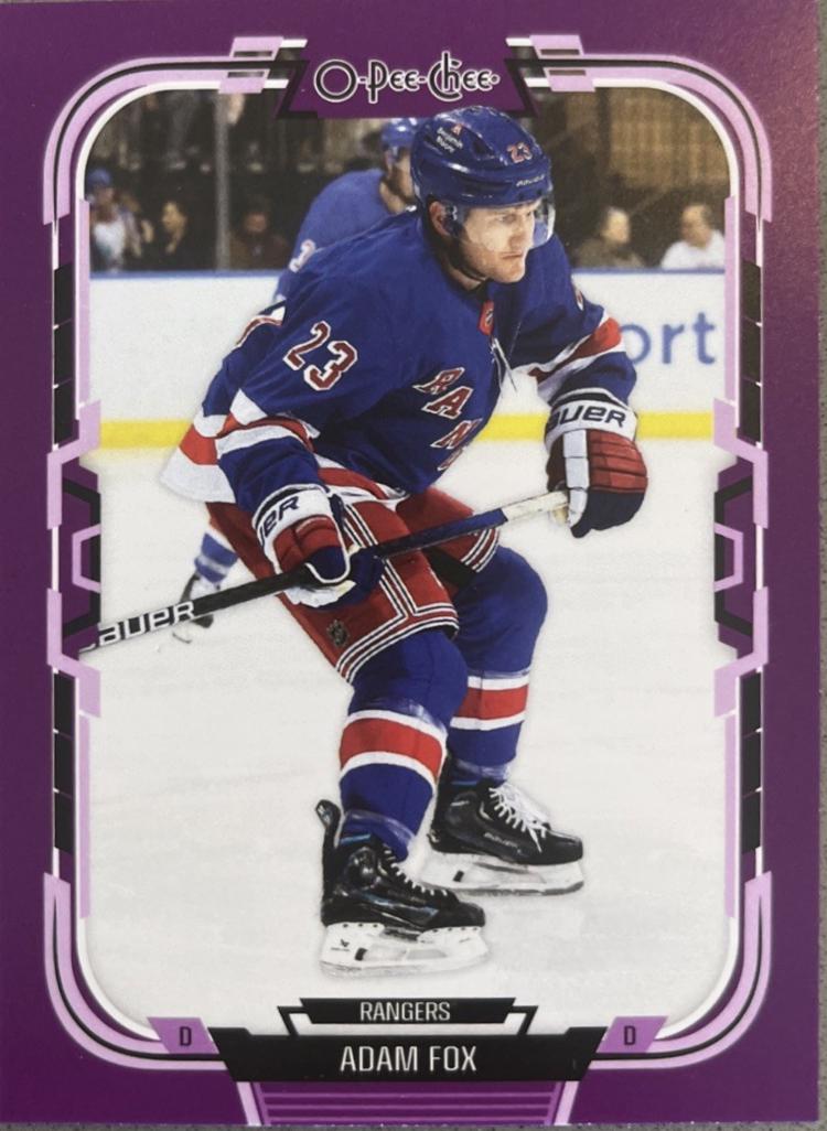 Adam Fox [Purple Border] #318